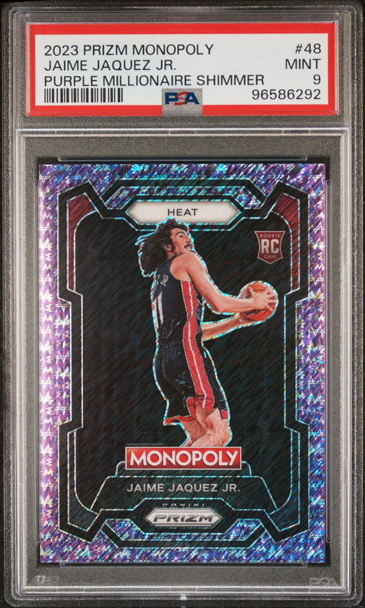 2023 Monopoly Jaime Jaquez Jr. Purple Millionaire Psa9