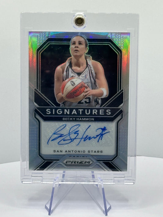 2021 Panini Prizm Signatures - Becky Hammon Autograph- SG-BHM.