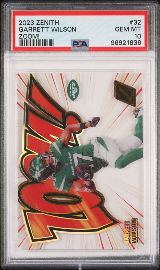 2023 Panini Zenith Zoom! #32 Garrett Wilson PSA 10