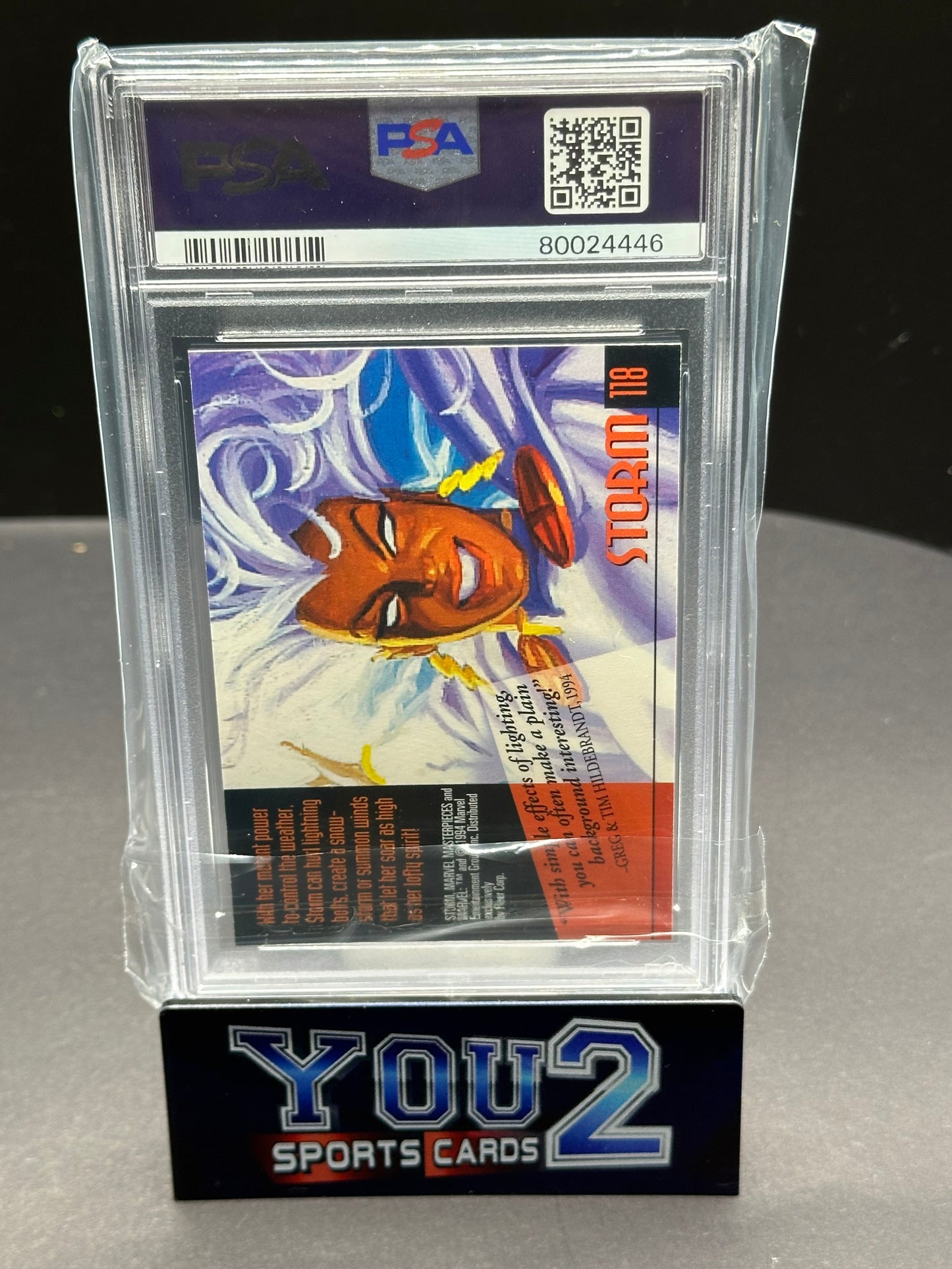 1994 Marvel Masterpieces Storm #118 Psa9 - Low Pop 23 with Only 6 Higher