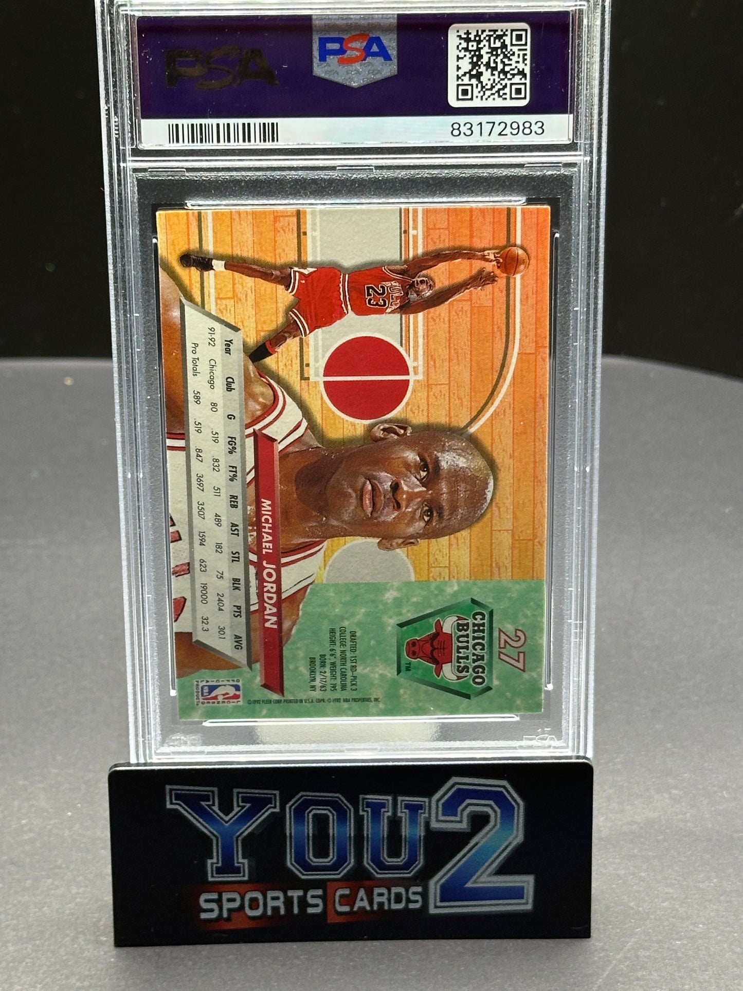 1992 Ultra Michael Jordan Psa9