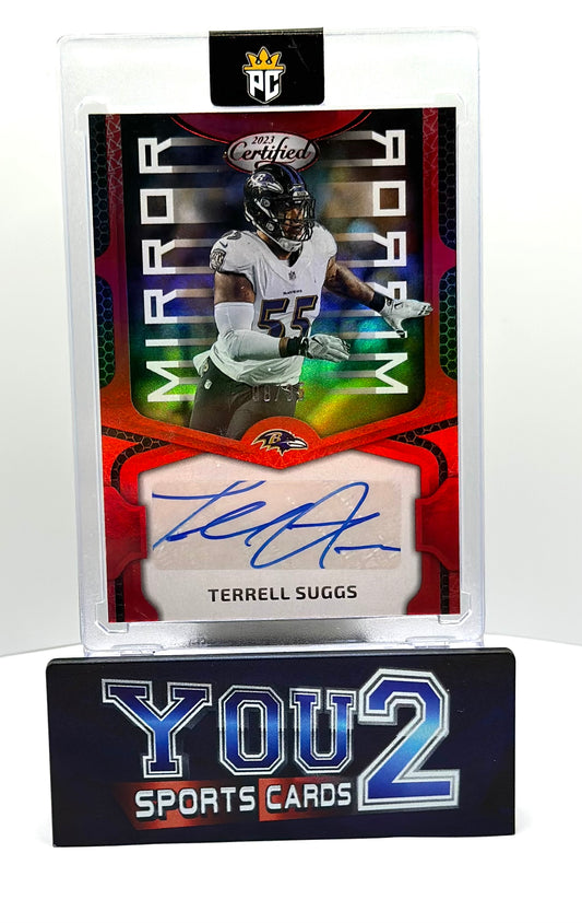 2023 Panini Certified Terrell Suggs Auto 8/35